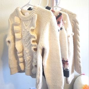 Zara brand kids cardigans - Set of 4 Size 4-5
